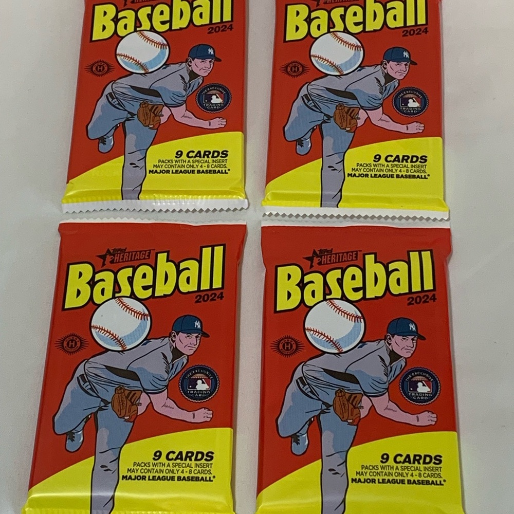 2024 Heritage Baseball Card Packs